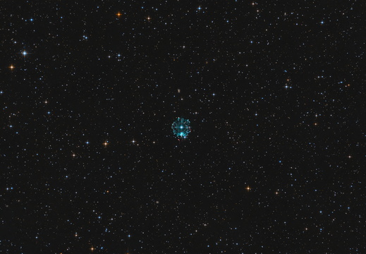 Katzenaugennebel NGC6543 (Falschfarbenbild - HOO)