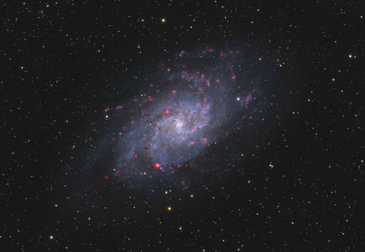 März: Messier 33 - Dreiecksgalaxie @ Alexander Traut